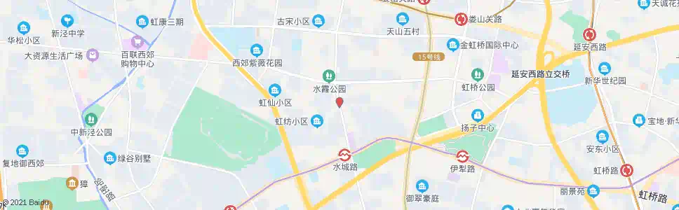 上海虹古路水城路_公交站地图_上海公交_妙搜公交查询2025