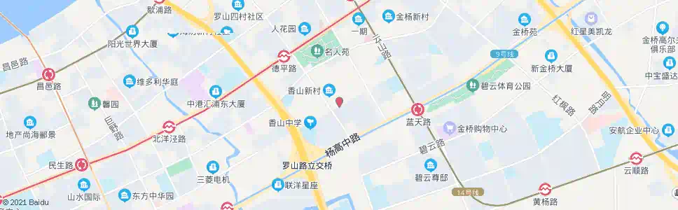 上海灵山路德平路_公交站地图_上海公交_妙搜公交查询2025