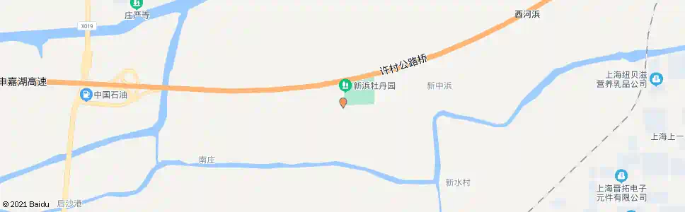 上海中南路许村路(招呼站)_公交站地图_上海公交_妙搜公交查询2025