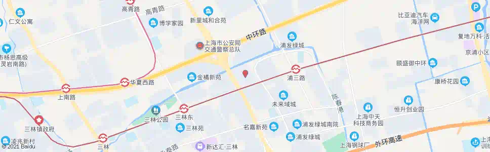 上海明丰翠湖园_公交站地图_上海公交_妙搜公交查询2025