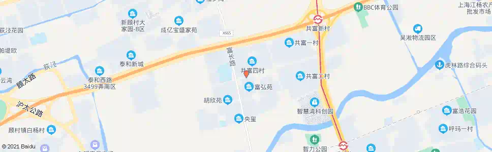 上海共富路富长路_公交站地图_上海公交_妙搜公交查询2025