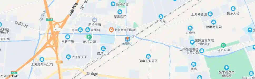 上海新桥商店_公交站地图_上海公交_妙搜公交查询2025