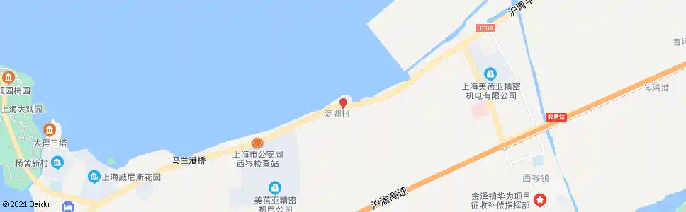 上海沪青平公路西蔡_公交站地图_上海公交_妙搜公交查询2025