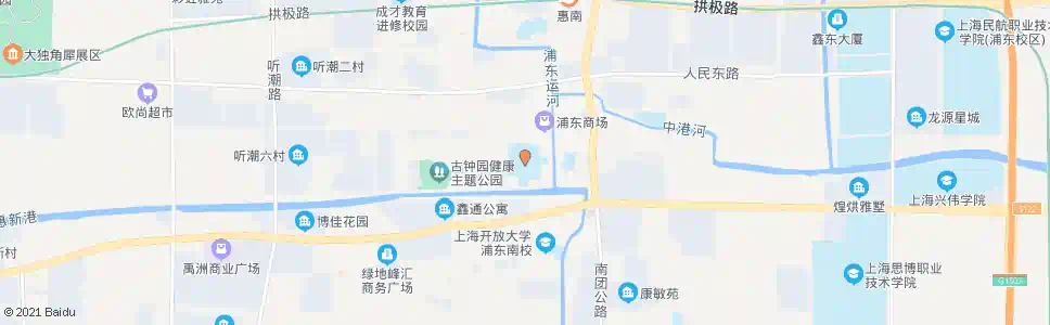 上海南汇第一中学_公交站地图_上海公交_妙搜公交查询2025
