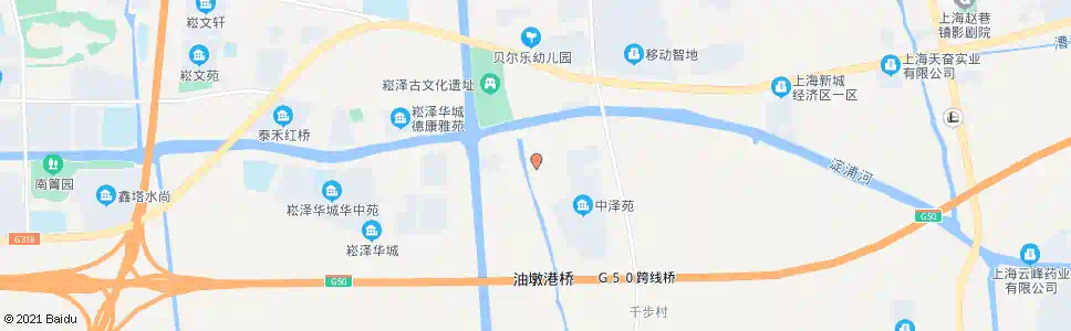 上海沪青平公路中泽路(崧泽)_公交站地图_上海公交_妙搜公交查询2025