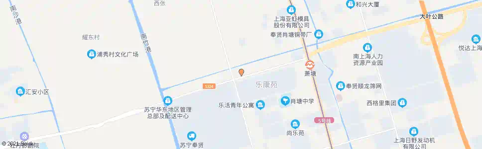 上海发展村_公交站地图_上海公交_妙搜公交查询2025