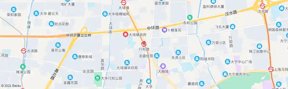 上海沪太路行知路_公交站地图_上海公交_妙搜公交查询2025