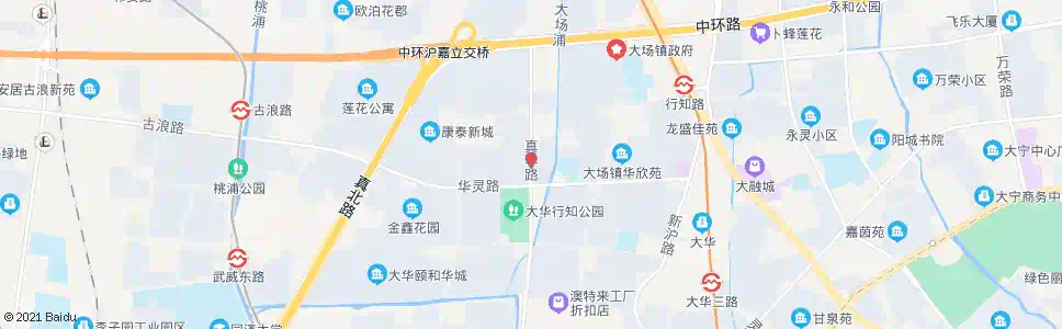 上海真华路华灵路_公交站地图_上海公交_妙搜公交查询2025