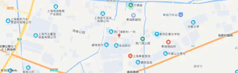 上海奉城医院_公交站地图_上海公交_妙搜公交查询2025