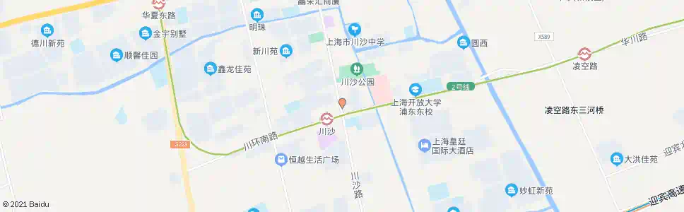 上海城南村_公交站地图_上海公交_妙搜公交查询2025