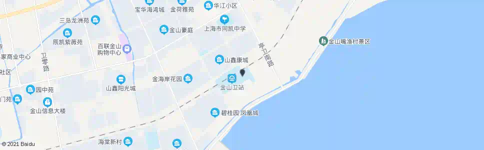 上海金山卫站南广场东站_公交站地图_上海公交_妙搜公交查询2025