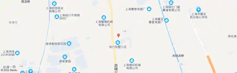 上海新建一路浏翔公路_公交站地图_上海公交_妙搜公交查询2025