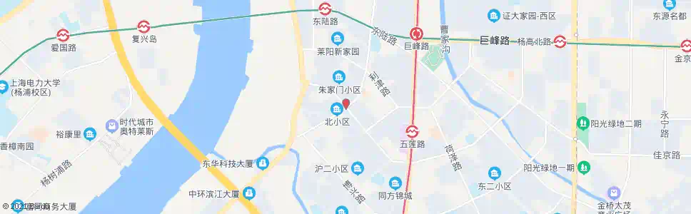 上海莱阳路五莲路_公交站地图_上海公交_妙搜公交查询2025