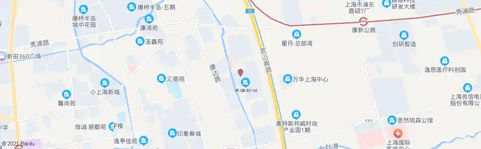 上海康弘路康丽路_公交站地图_上海公交_妙搜公交查询2025