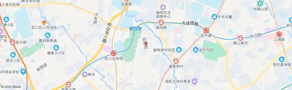 上海欧阳路祥德路_公交站地图_上海公交_妙搜公交查询2025