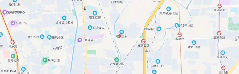 上海高境新村_公交站地图_上海公交_妙搜公交查询2025