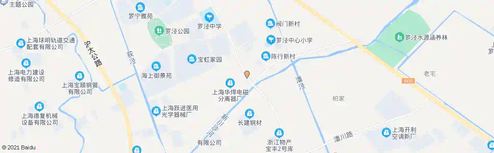上海潘泾路新川沙路_公交站地图_上海公交_妙搜公交查询2025