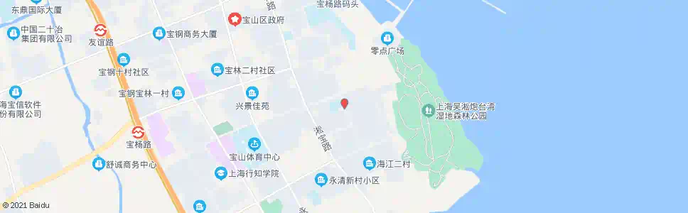 上海海江路宝东路_公交站地图_上海公交_妙搜公交查询2025