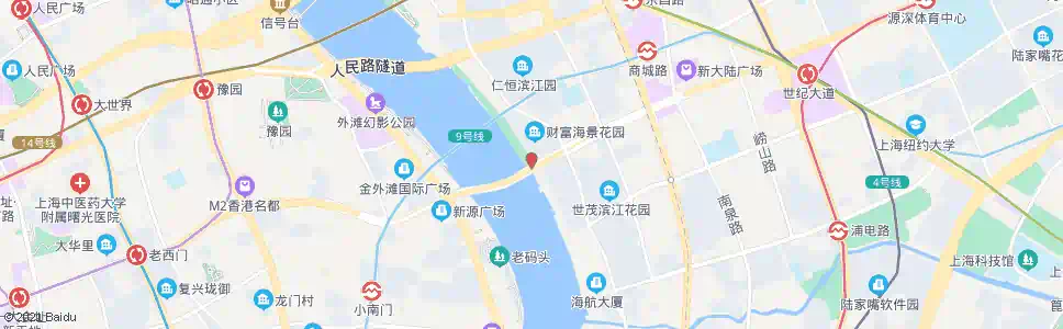 上海杨家渡桥_公交站地图_上海公交_妙搜公交查询2025