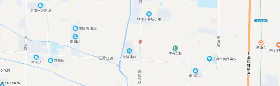 上海南团公路宣黄公路_公交站地图_上海公交_妙搜公交查询2025