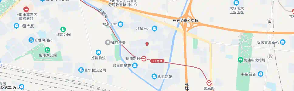 上海桃浦五村_公交站地图_上海公交_妙搜公交查询2025