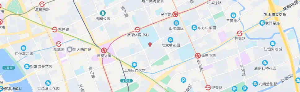 上海羽山路源深路_公交站地图_上海公交_妙搜公交查询2025