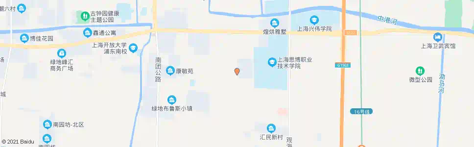上海川南奉公路洪运路(招呼站)_公交站地图_上海公交_妙搜公交查询2025
