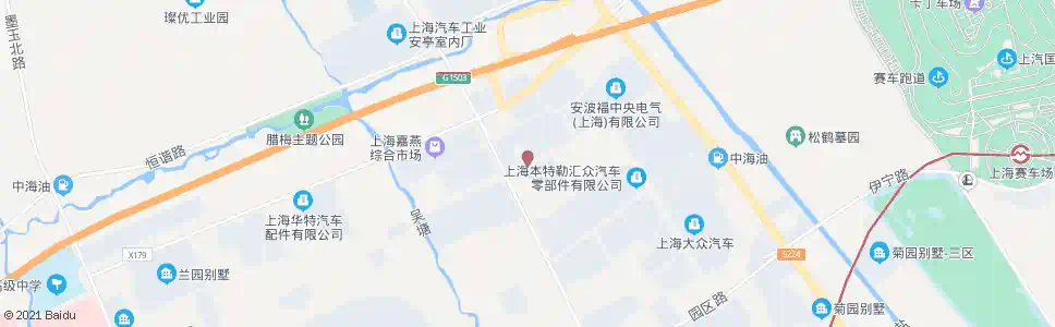 上海园国路百安公路_公交站地图_上海公交_妙搜公交查询2025