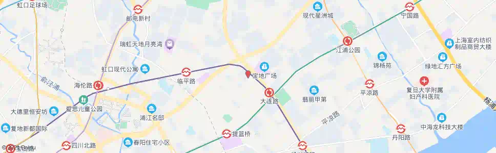 上海唐山路大连路_公交站地图_上海公交_妙搜公交查询2025