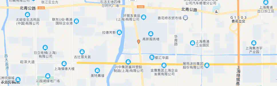 上海外青松公路华科路(下客站)_公交站地图_上海公交_妙搜公交查询2025