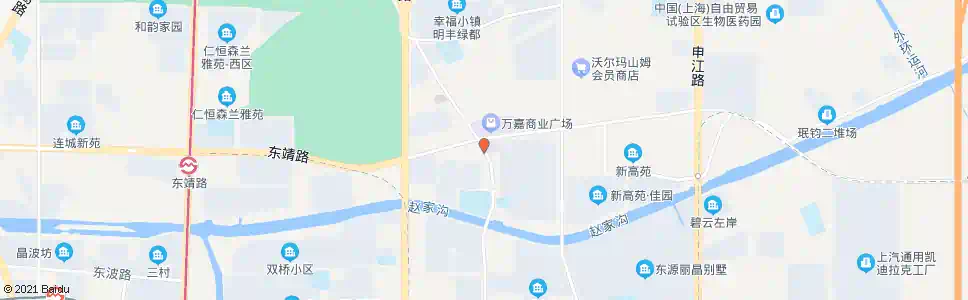 上海金高路东靖路_公交站地图_上海公交_妙搜公交查询2025