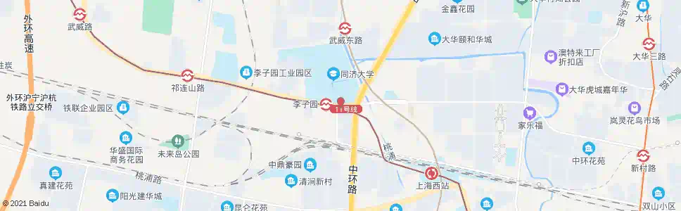上海真南路真北路_公交站地图_上海公交_妙搜公交查询2025