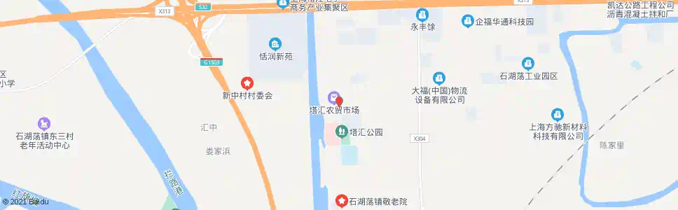 上海塔汇_公交站地图_上海公交_妙搜公交查询2025