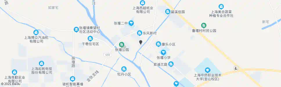 上海张堰卫生院_公交站地图_上海公交_妙搜公交查询2025