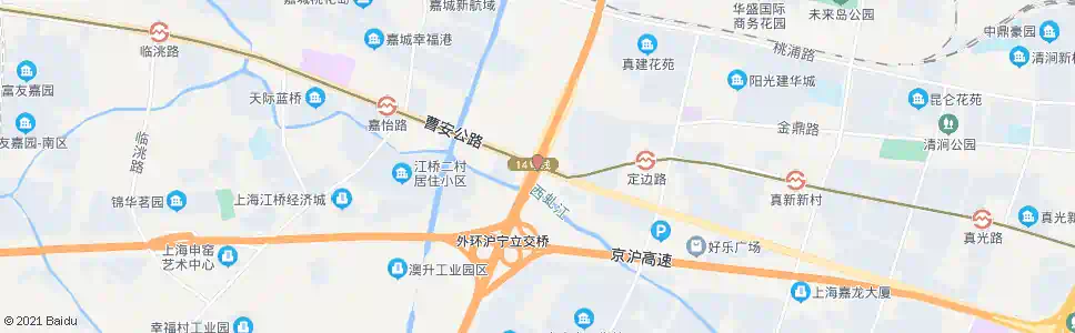 上海曹安路环西二大道_公交站地图_上海公交_妙搜公交查询2025
