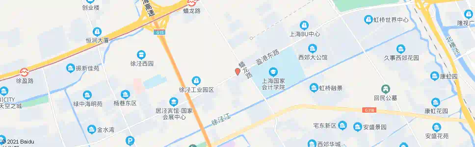 上海盈港东路蟠龙路_公交站地图_上海公交_妙搜公交查询2025
