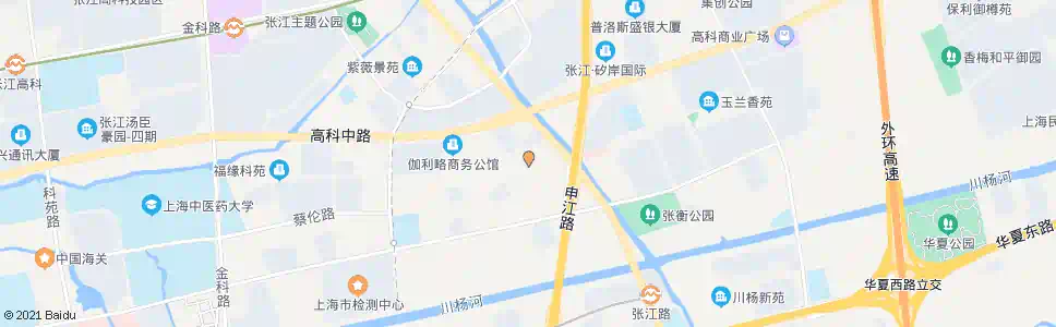 上海蔡伦路张江路_公交站地图_上海公交_妙搜公交查询2025