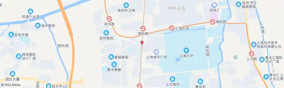 上海祁连二村_公交站地图_上海公交_妙搜公交查询2025