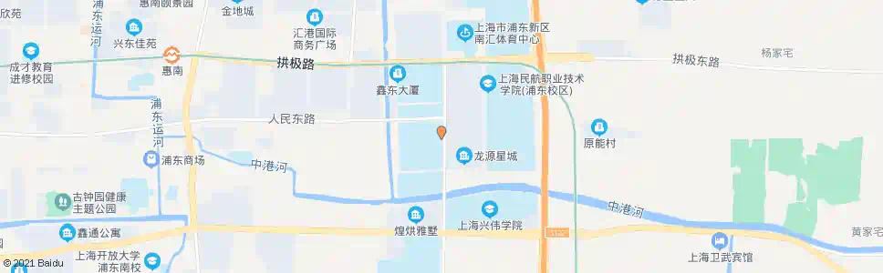 上海南汇大学城_公交站地图_上海公交_妙搜公交查询2025