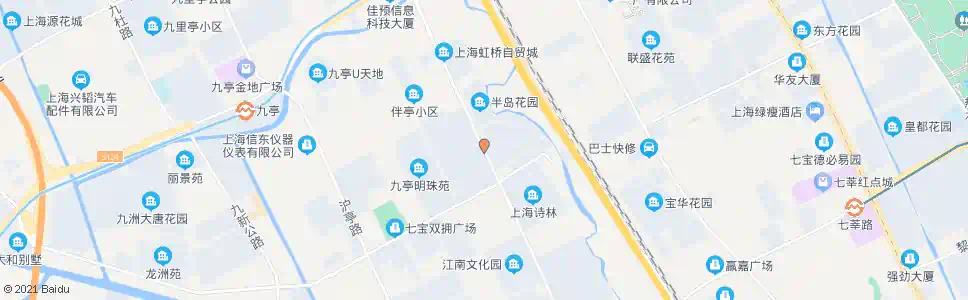 上海涞亭南路九亭大街_公交站地图_上海公交_妙搜公交查询2025