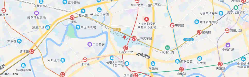 上海红旗_公交站地图_上海公交_妙搜公交查询2025