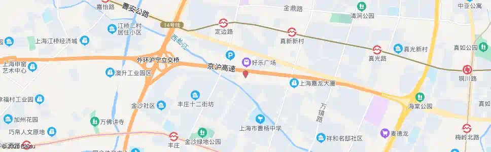 上海丰庄路丰庄北路_公交站地图_上海公交_妙搜公交查询2025