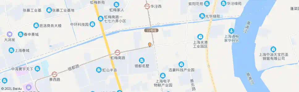 上海银都路景洪路_公交站地图_上海公交_妙搜公交查询2025