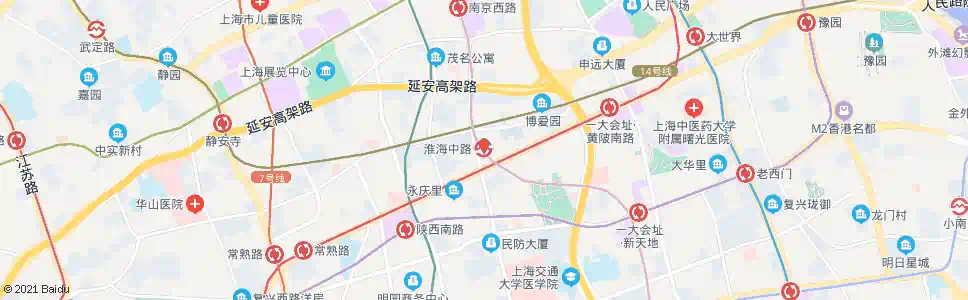 上海吴兴路淮海中路_公交站地图_上海公交_妙搜公交查询2025