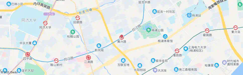 上海黄兴路站_公交站地图_上海公交_妙搜公交查询2025