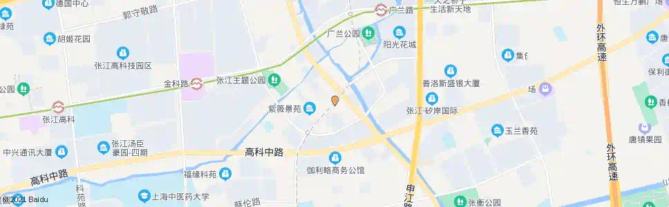 上海紫薇路张江路_公交站地图_上海公交_妙搜公交查询2025