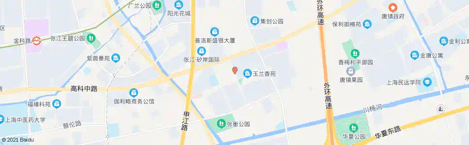 上海益江路盛夏路_公交站地图_上海公交_妙搜公交查询2025