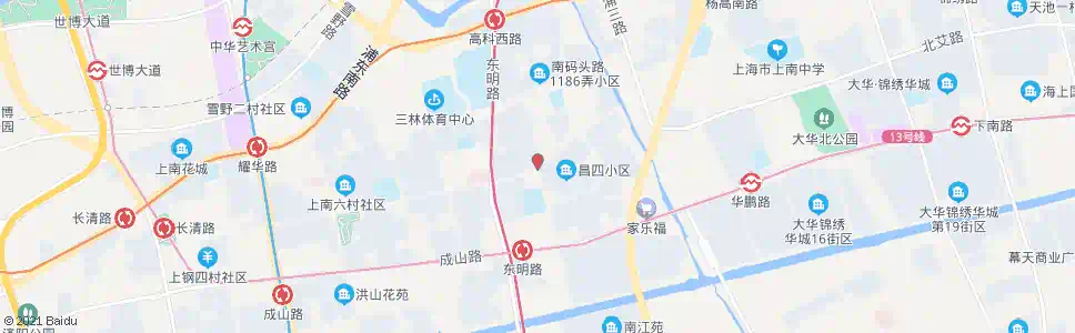 上海邹平路昌里东路_公交站地图_上海公交_妙搜公交查询2025