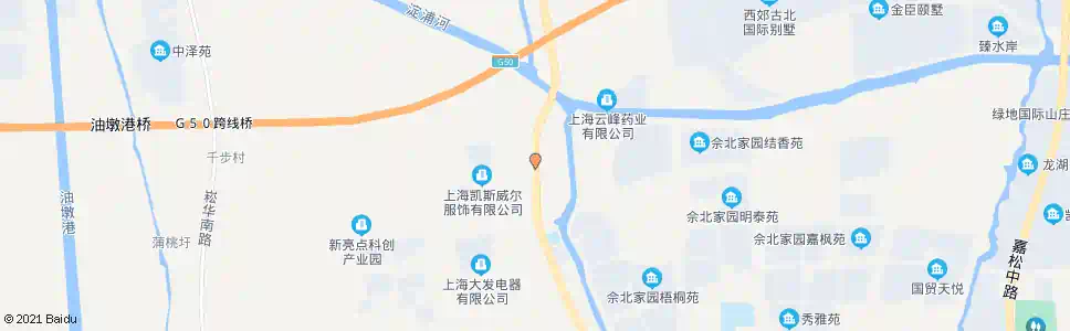 上海佘山公路高家路_公交站地图_上海公交_妙搜公交查询2025