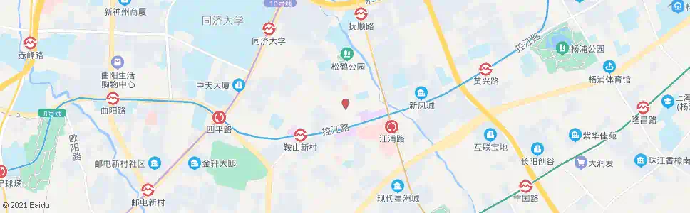 上海本溪路铁岭路_公交站地图_上海公交_妙搜公交查询2025